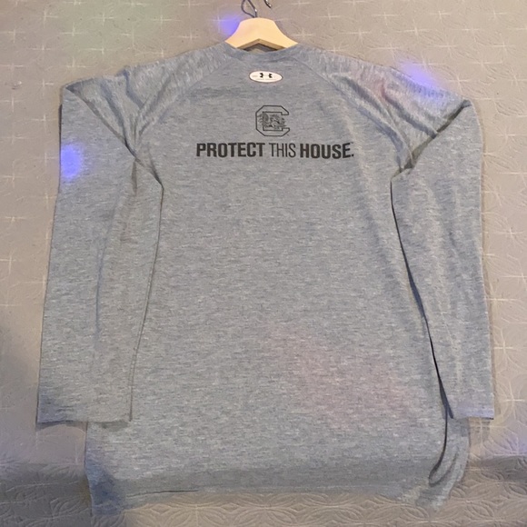 Long sleeve gray Carolina Gamecocks shirt - Picture 4 of 7